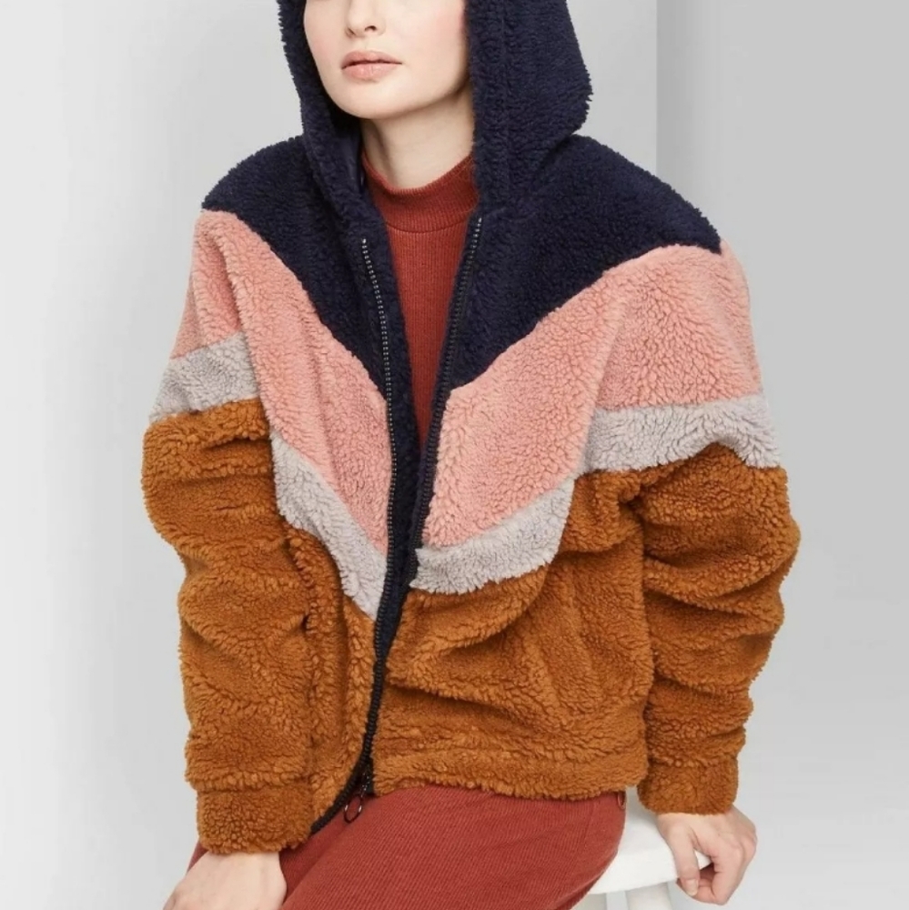 Wild Fable Faux jacket with Zip - Picture 3 of 5